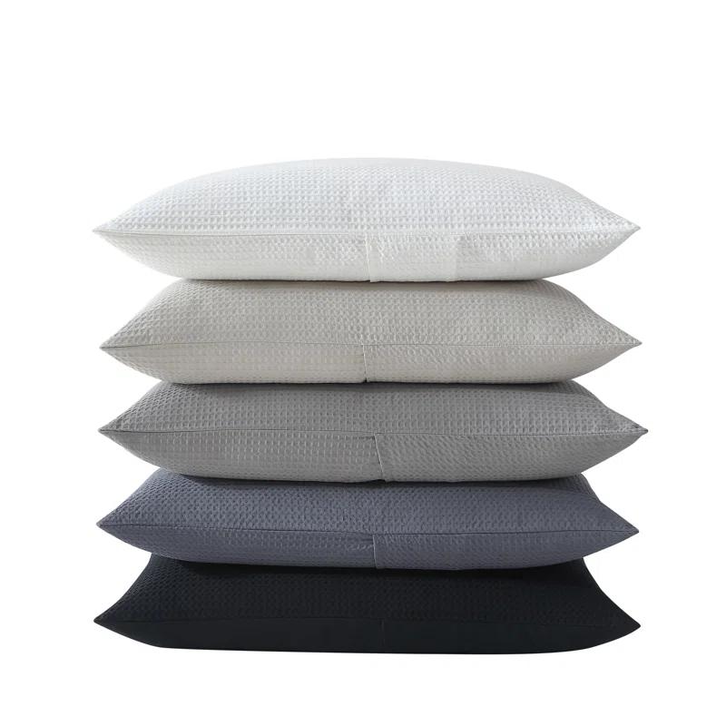 Vera Wang Waffle Pique Solid Cotton Comforter Set