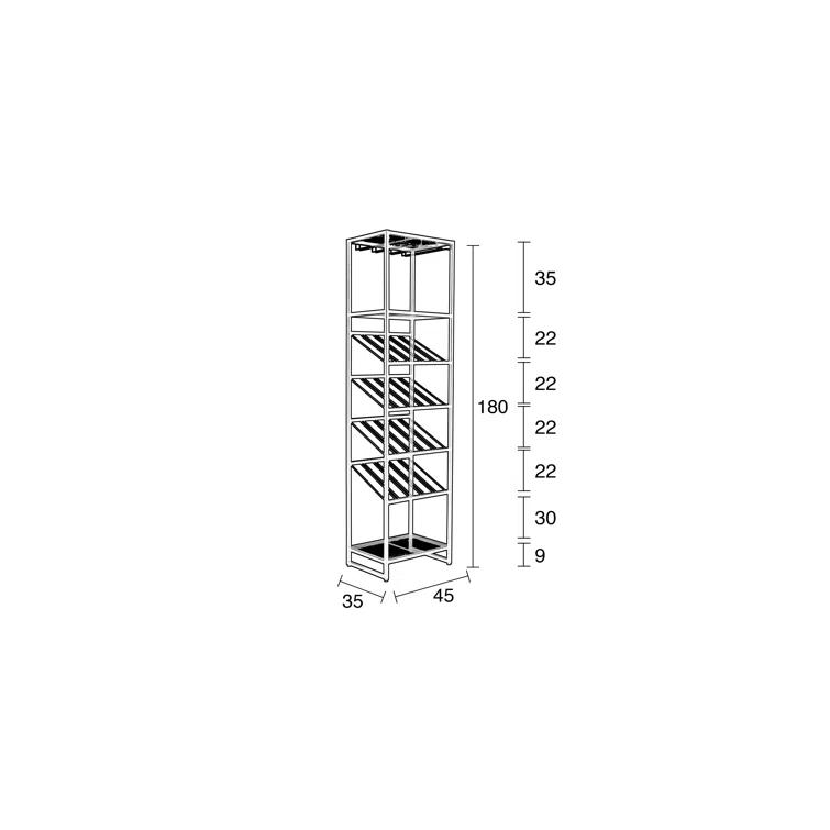 Zuiver Cantor 18'' Wine Bar