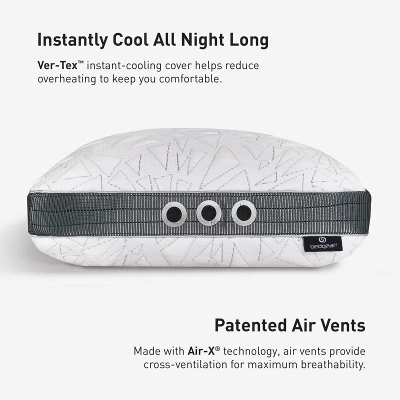 Bedgear Bedgear Storm King Performance Cooling Pillow - Medium Firm Bed Pillow for All Sleep Positions