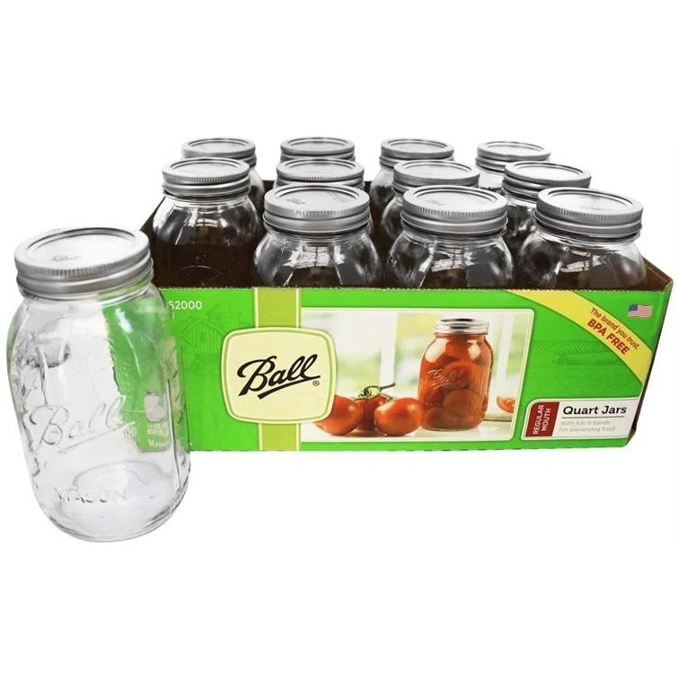 Ball Glass Jar - Set of 12