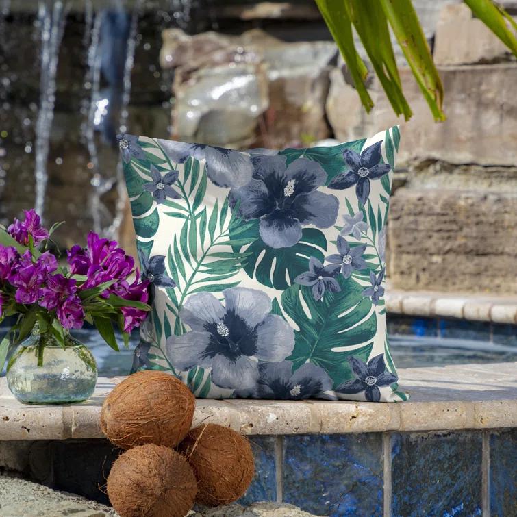 ARDEN ARDEN Salome Outdoor Floral Throw Pillow (Set of 2)