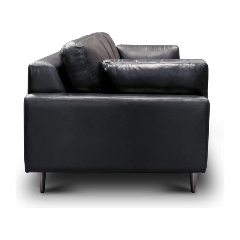 Hello Sofa Home Skyline 89'' Leather Sofa