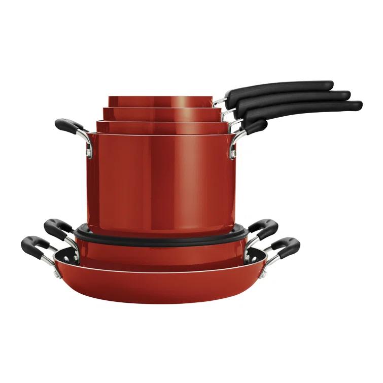 Tramontina Tramontina Aluminum Non Stick 11 Pc Nesting Cookware Set