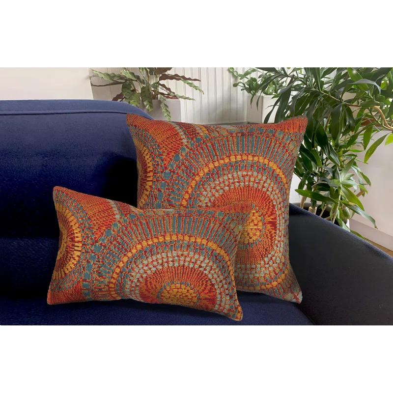 Marina Abstract Indoor/Outdoor Throw Pillow