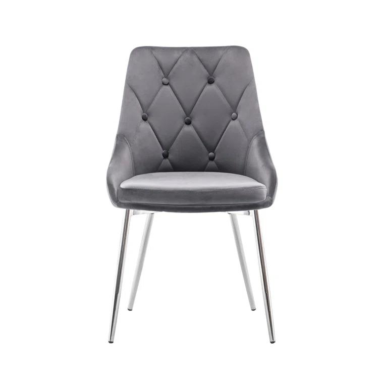 Stanca 20'' H Velvet Upholstered Side Chair