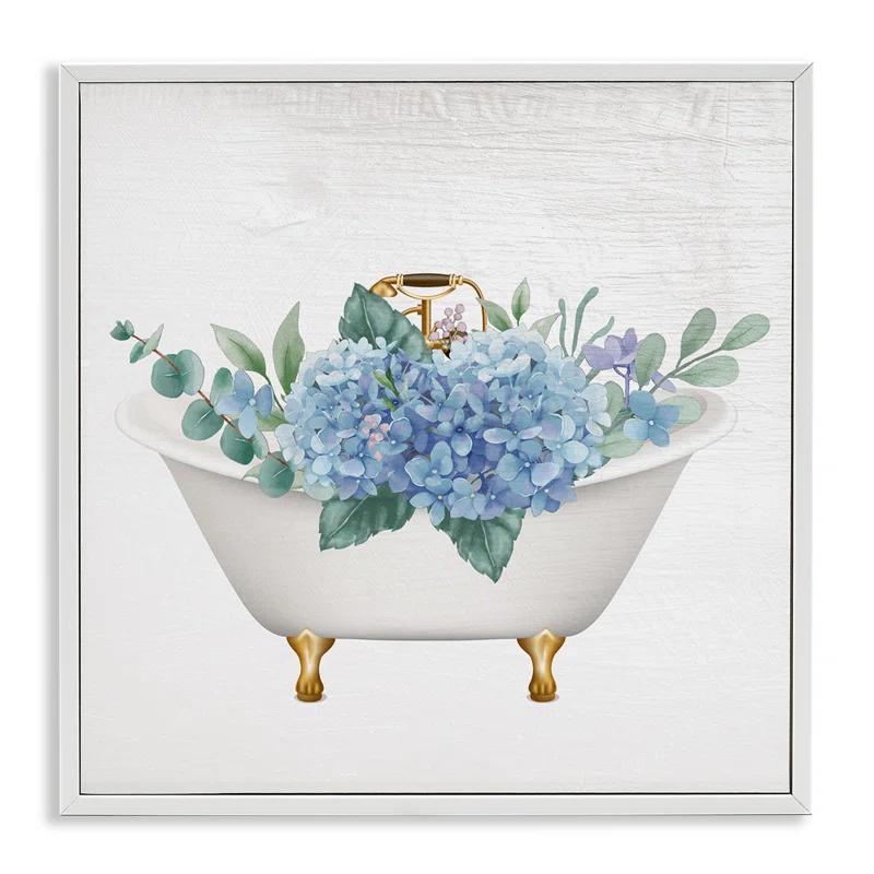 Stupell Industries " Chic Bathtub Hydrangea Blossoms " by Lil' Rue