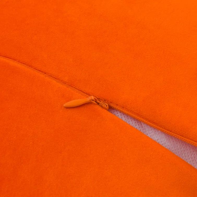 JWH Simulation Rose Flower Throw Pillow Decorative Round Floral Accent Pillow Cover & Insert