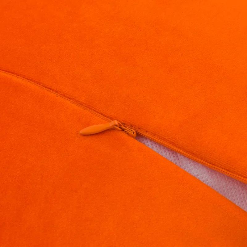 JWH Simulation Rose Flower Throw Pillow Decorative Round Floral Accent Pillow Cover & Insert