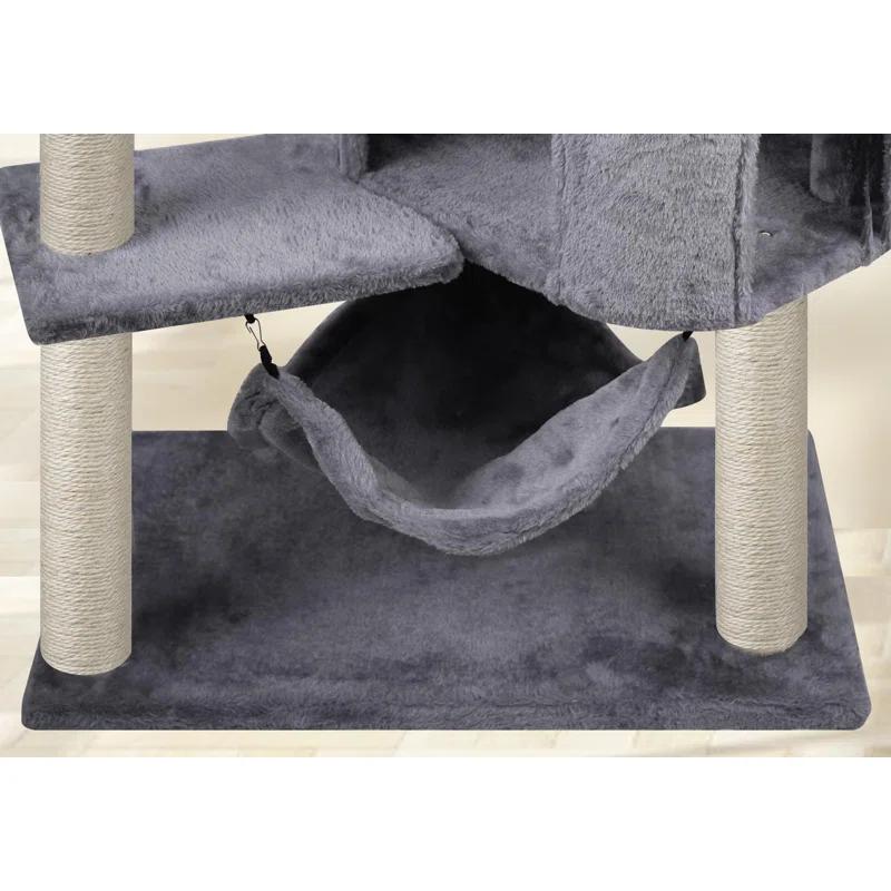 Tucker Murphy Pet™ Cat Tree With Condo, Scratching Posts & Hanging Ball For Kittens And Medium Breeds