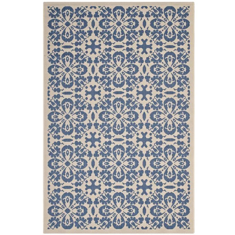 Modway Modway Ariana Vintage Floral Trellis Indoor and Outdoor Area Rug