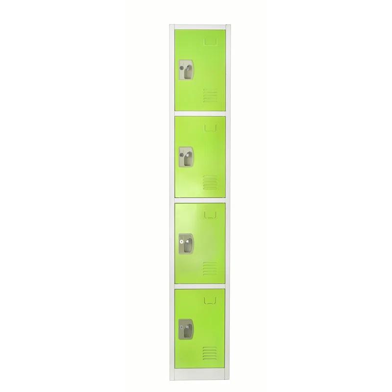 12'' Wide Steel 4-Tier School and Gym Locker