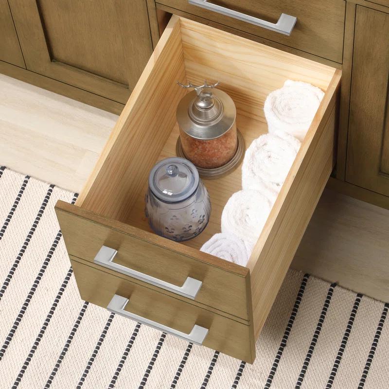 OVE Decors Athea 60 in. W Bath Vanity with Premium Countertop and Power Bar
