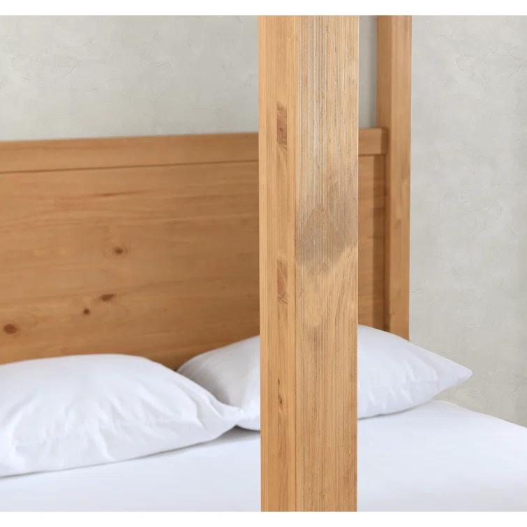 Modica Solid Wood Canopy Bed