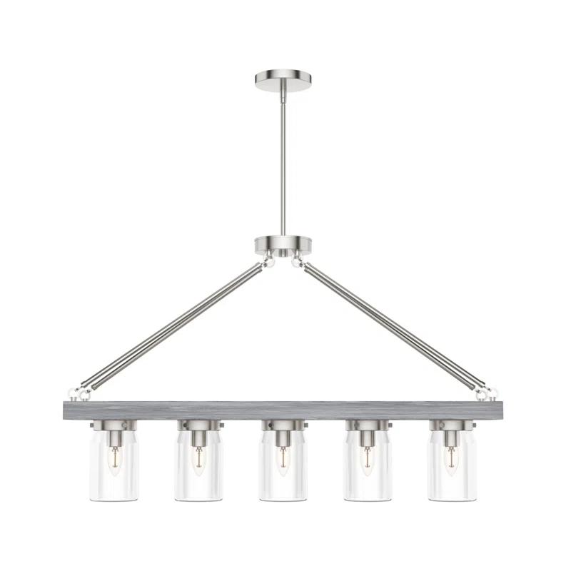 Devon Park 5 - Light Kitchen Island Linear Pendant