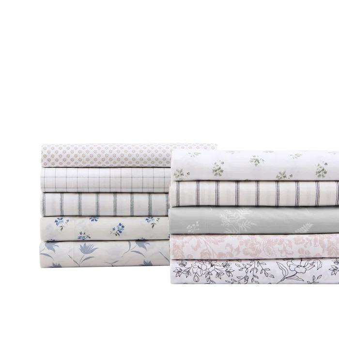 Stone Cottage Bedding Mae Stone Cottage Floral Cotton Percale Printed Sheet Set