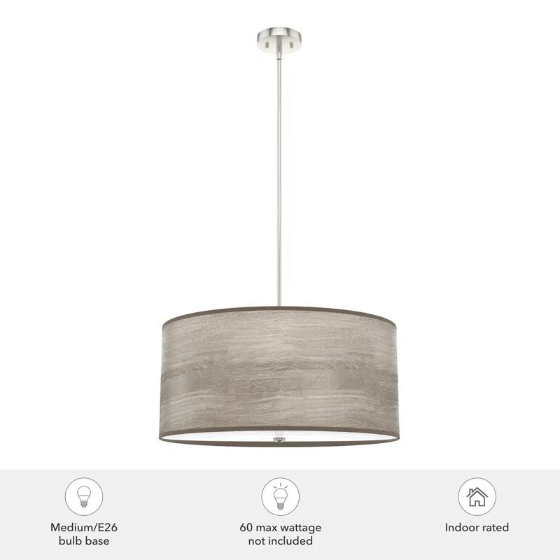 Solhaven 4 - Light Shaded Drum Pendant