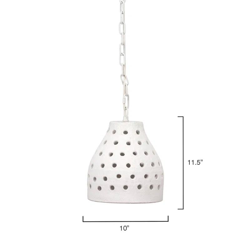 Pristina Single Light Ceramic Dimmable Pendant