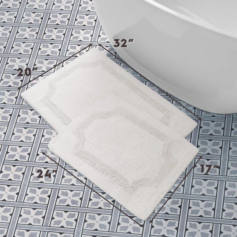 Laura Ashley Laura Ashley Reversible Cotton Bath Rug