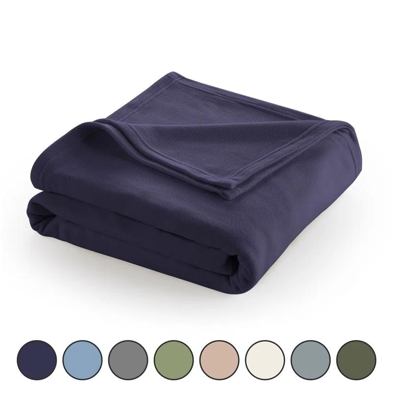 Martex Martex Super Soft Fleece Blanket All Season, Warm, Lightweight, Cozy Throw Blanket