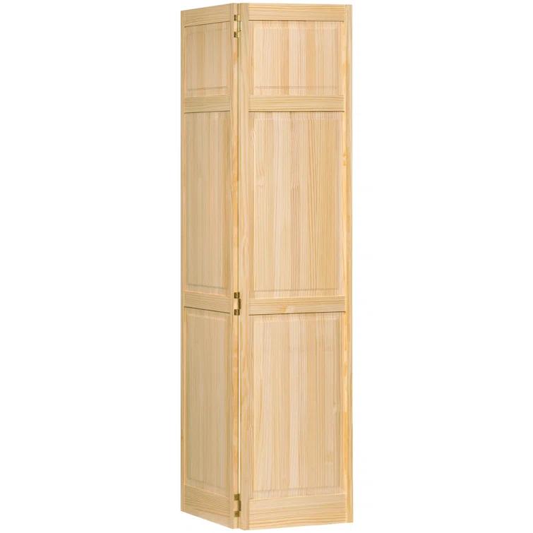 Kimberly Bay Paneled Wood Unfinished Bi-Fold Door