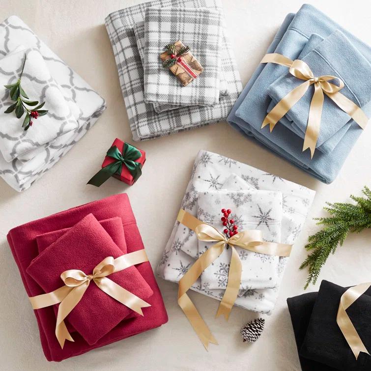 Madison Park Micro Fleece Sheet Set