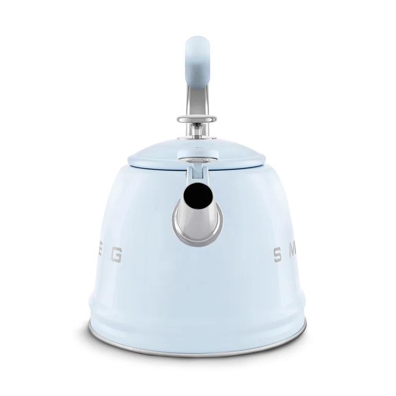 SMEG Pastel Blue Whistling Stovetop Kettle