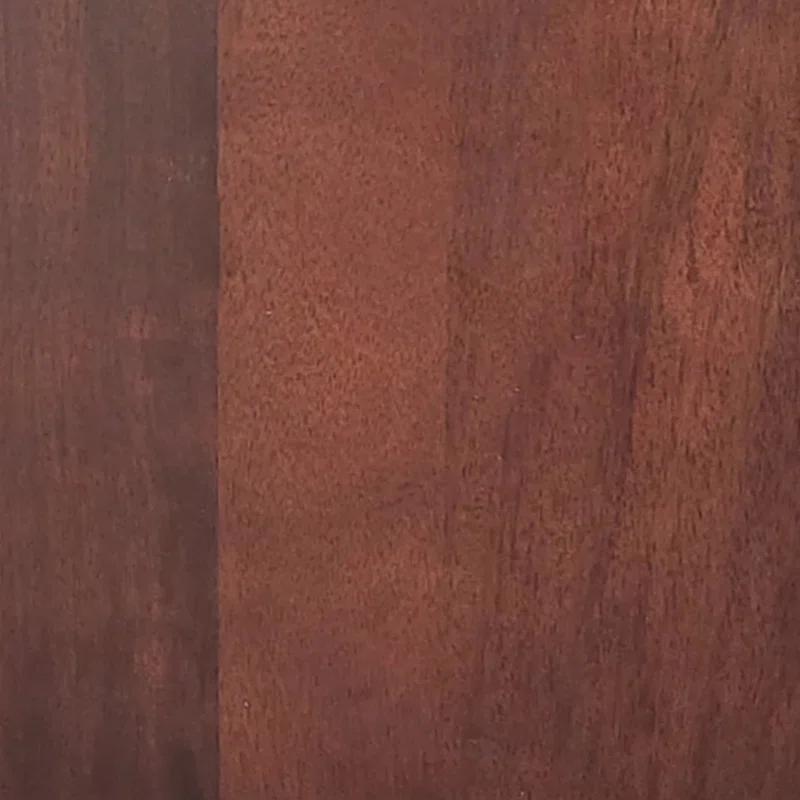 Simpli Home Patrice Solid Mango Wood Mid-Century Modern End Table with Unique Shaped Top and Hairpin Legs & Reviews | Wayfair