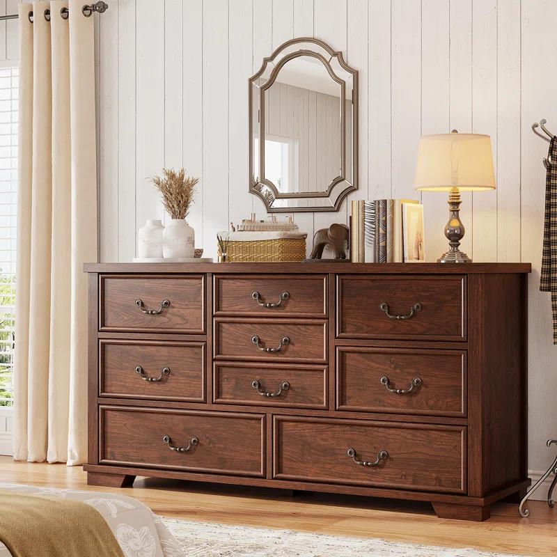 Charlton Home® Dresser For Bedroom With 9 Drawers