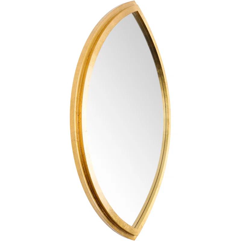 Mercer41 Adileni Wood Flat Wall Mirror