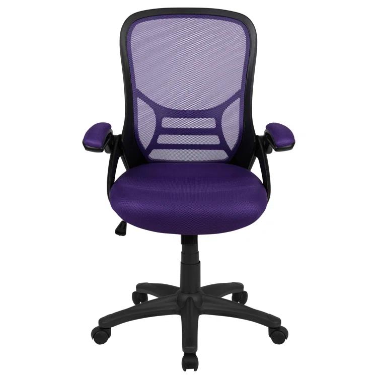 Flash Furniture Cappello High-Back Mesh Swivel Ergonomic Office Chair with Flip-Up Arms