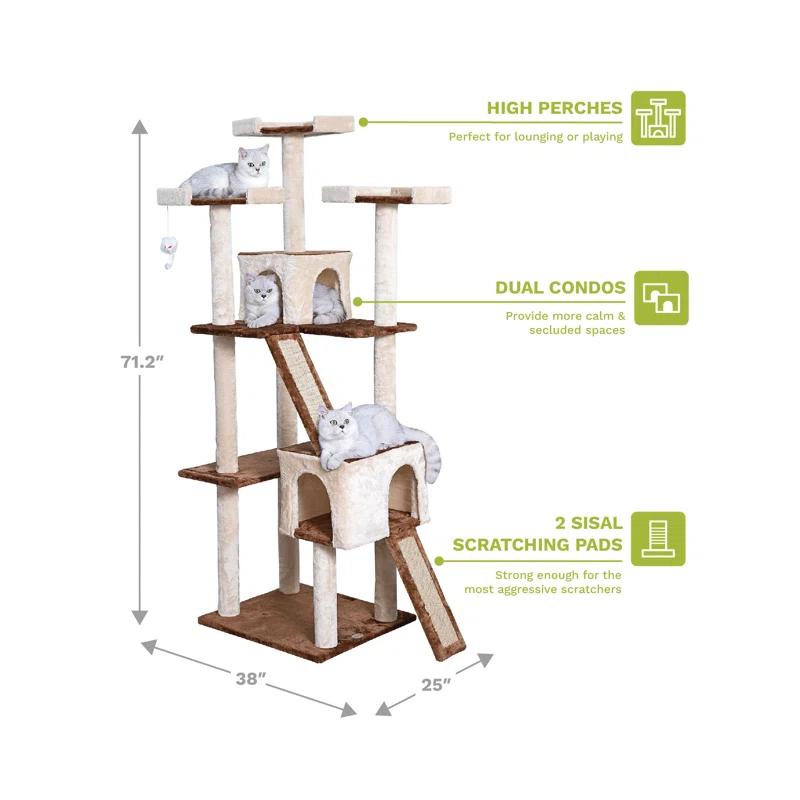 Go Pet Club 71.2'' H Cat Tree