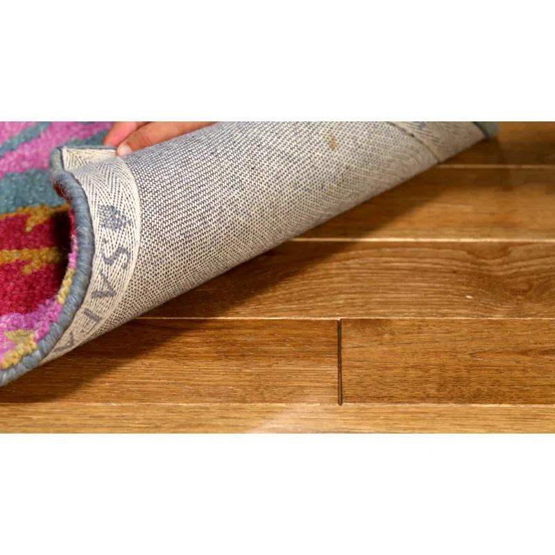 Winston Porter Emrick Hand Hooked Wool Floral Rug