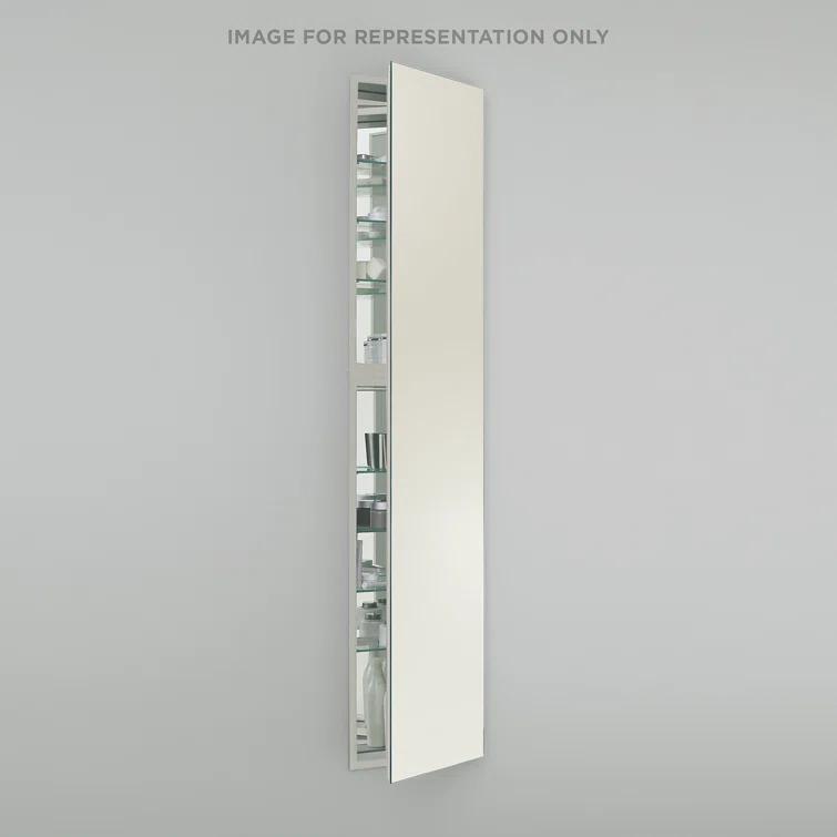 Robern M Series Recessed Framed Medicine Cabinet with 7 Adjustable Shelves and LED Lighting