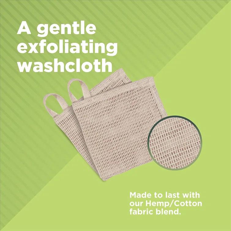 Bean Products Skin-Friendly Washcloths for Bathroom and Kitchen Fast-Drying Wash Cloths for Effective Cleaning