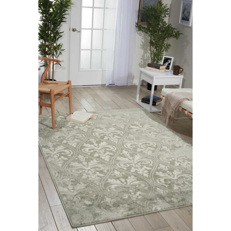 Ophelia & Co. Mccay Abtract Neutral Gray Area Rug