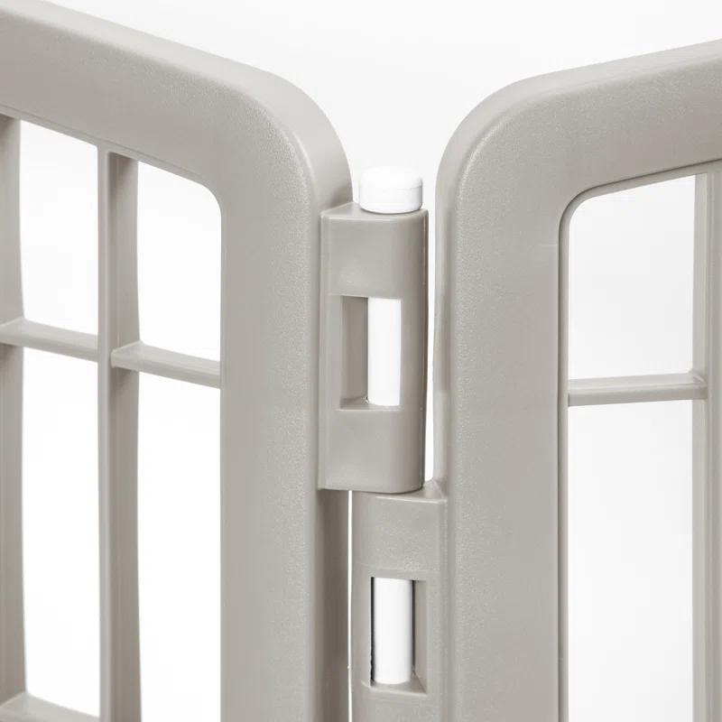 34.25'' H 8 Panel Exercise Pen With Door