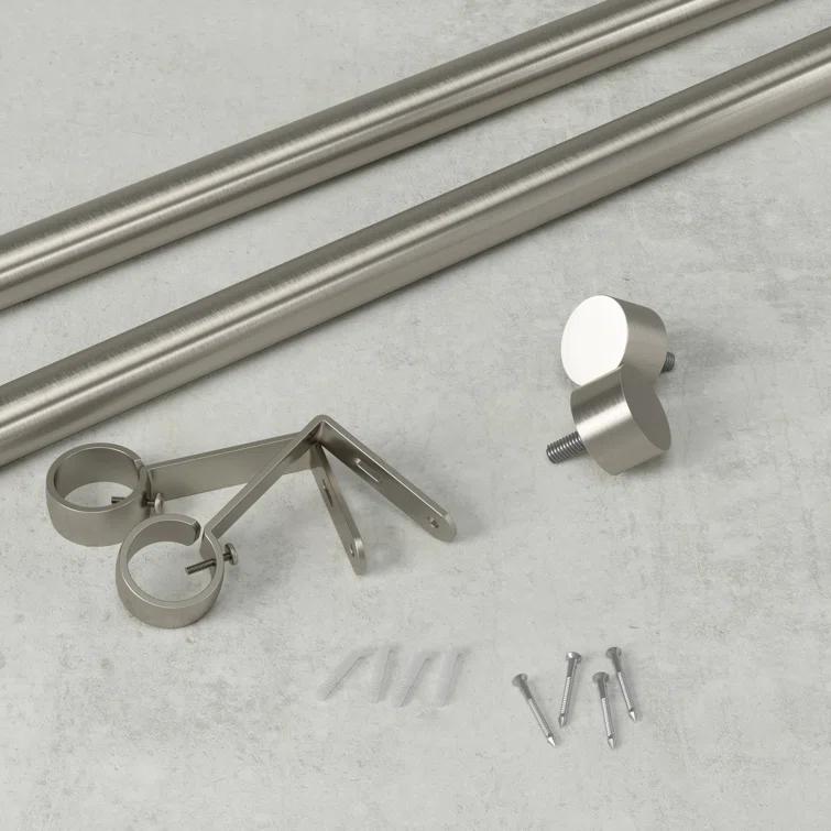 Umbra CAPPA Adjustable Single Steel Curtian Rod