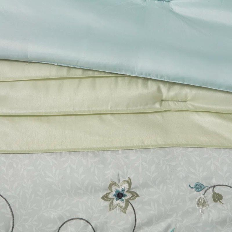 Madison Park Serene Embroidered 7 Piece Comforter Set