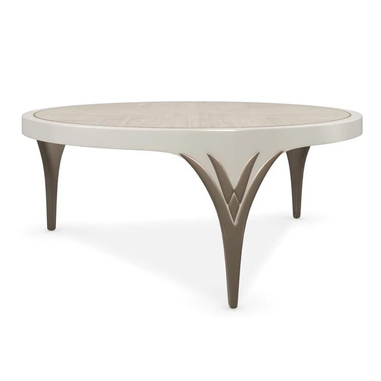 Caracole Compositions Valentina Solid Wood Coffee Table