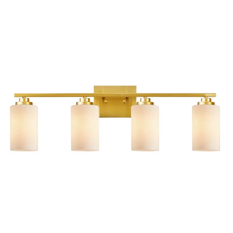 Vanity Light With Frosted White Glass