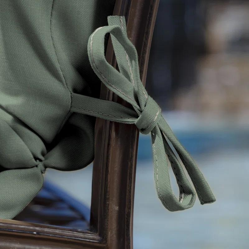 ARDEN Arden earthFIBER Plush Modern Tufted Polyfill Dining Chair Cushion, 21 x 40 (Set of 2)