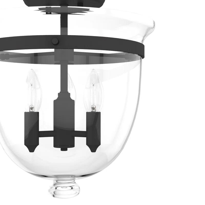 Hunter Fan Belltown 3 - Light 13'' Unique/Statement Urn Semi Flush Mount