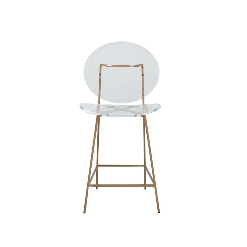 Sandy Counter Stool with Metal Frame