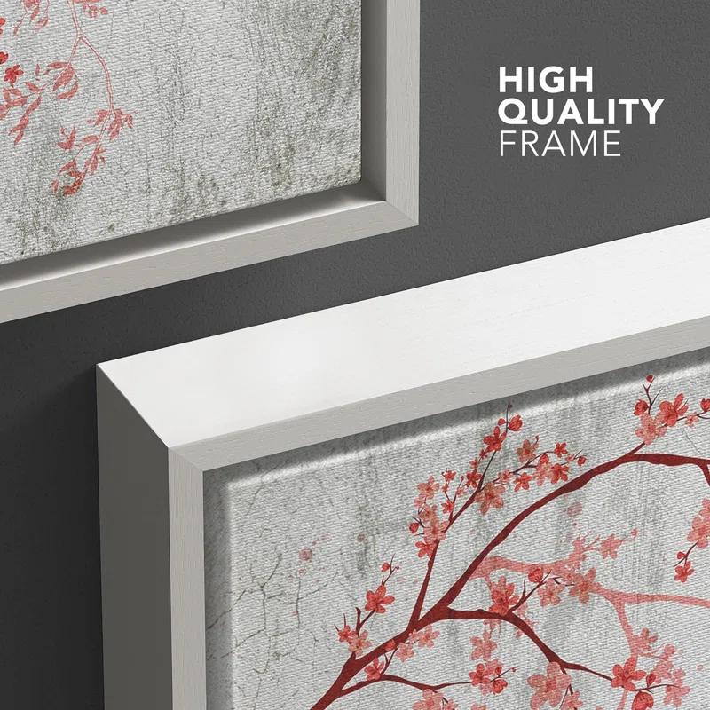 IDEA4WALL " Swallow Flying To Red Cherry Blossoms In Spring "