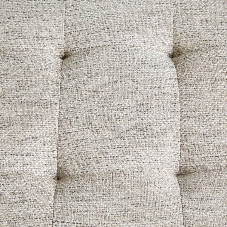 Martha Stewart Martha Stewart Highland Tufted Accent Bench with Shelf