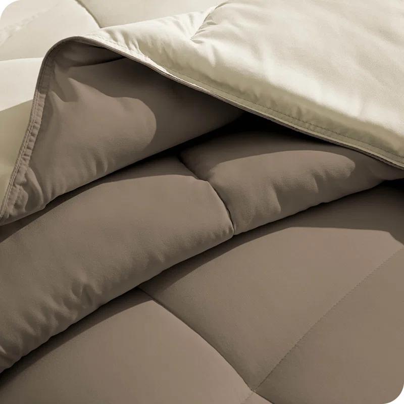 Bare Home Premium Ultra Soft Modern & Contemporary Box Stitch Comforter