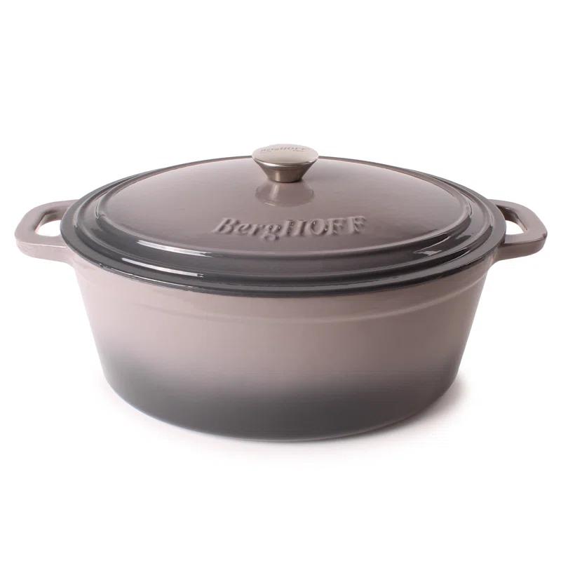 BergHOFF Neo 4Pc Cast Iron Cookware Set with 5Qt. and 7Qt. Covered Dutch Ovens