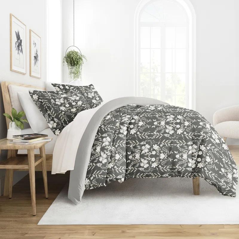 Secret Garden Pattern Reversible Duvet Cover Set