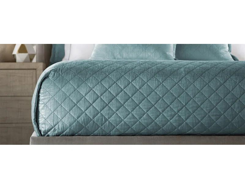 Lili Alessandra Chloe Modern & Contemporary Velvet Coverlet