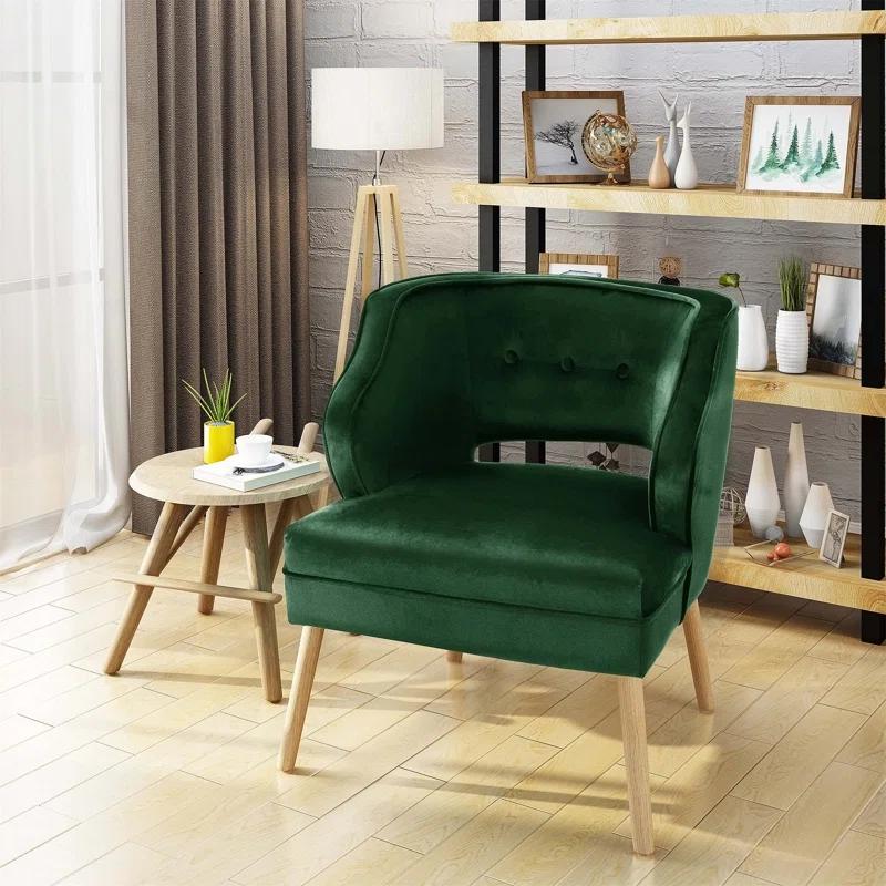 Mercer41 Versatile Mid-Century Trimmed Chair for Every Room in Your Home